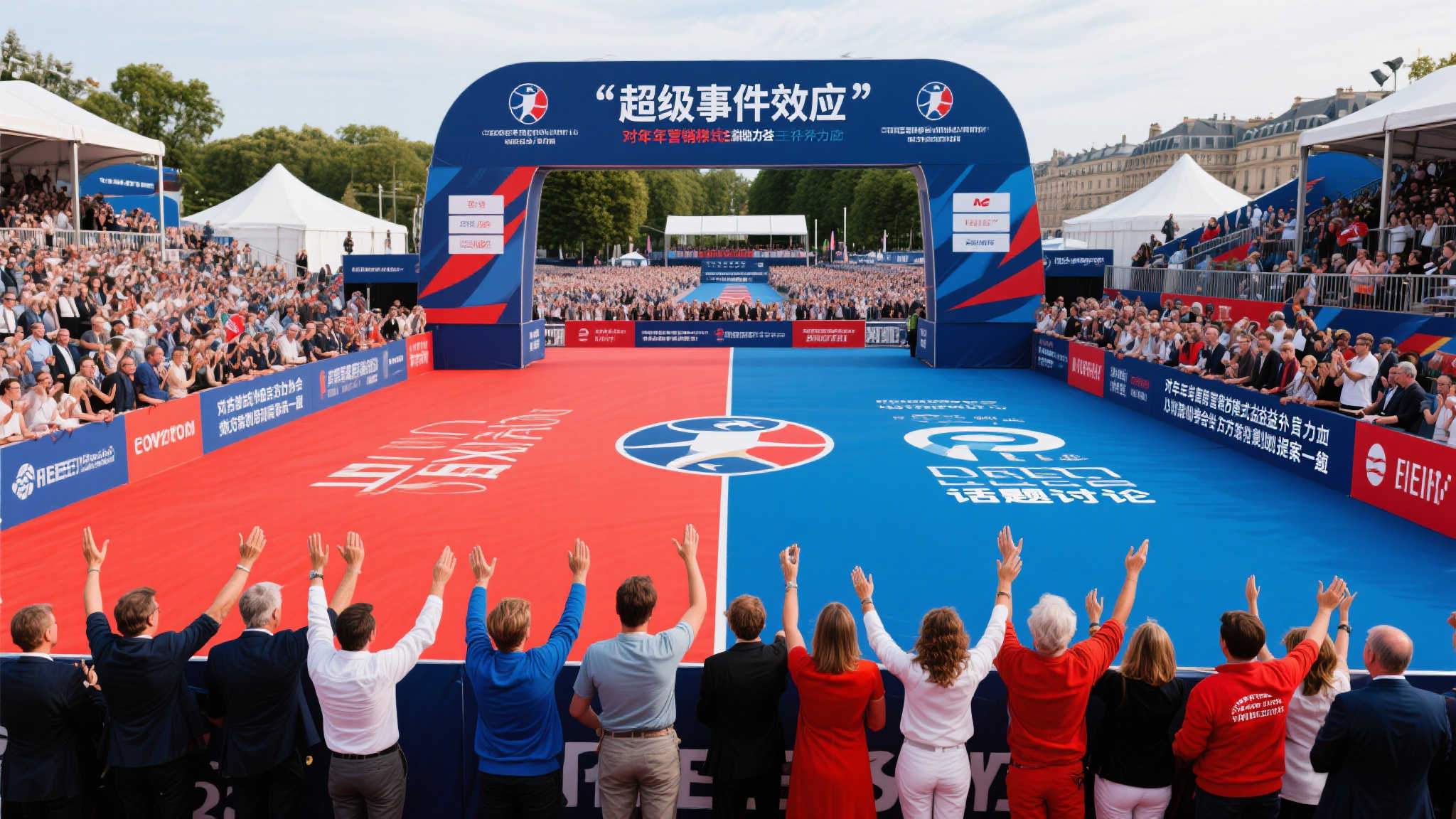 欧冠奖杯亮相法网,登贝莱闪耀全场 欧冠奖杯亮相法网,登贝莱闪耀全场